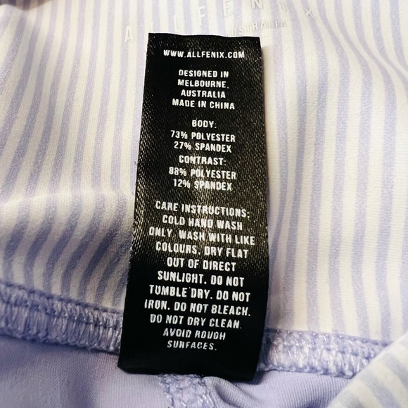 ALL FENIX WOMENS SOFT LAVENDER ATHLETIC LEGGINGS SIZE XS - Picture 3 of 13